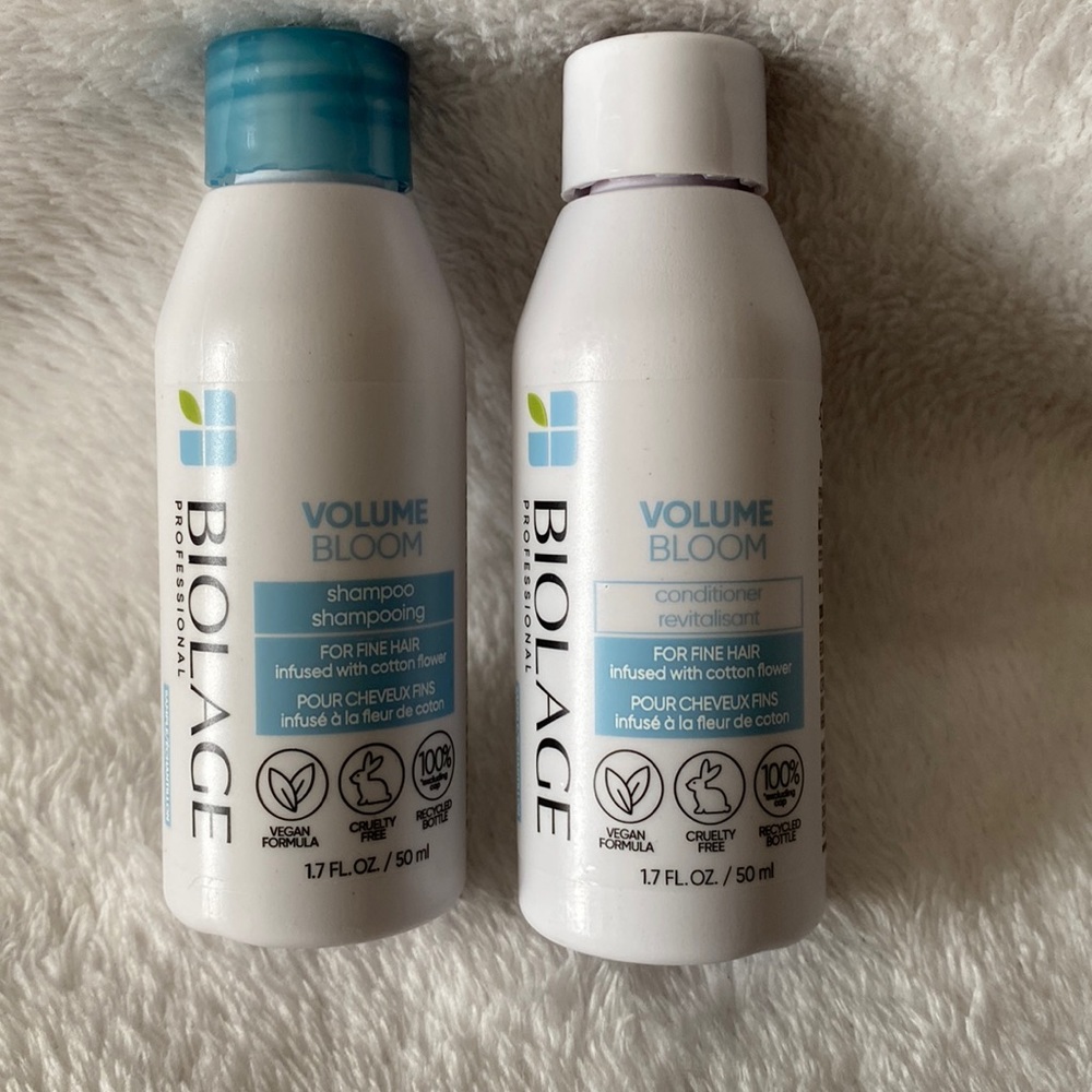HOST PICK! Biolage shampoo & conditioner sample set